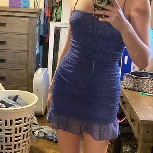 SPARKLY BLUE HOCO/PROM DRESS